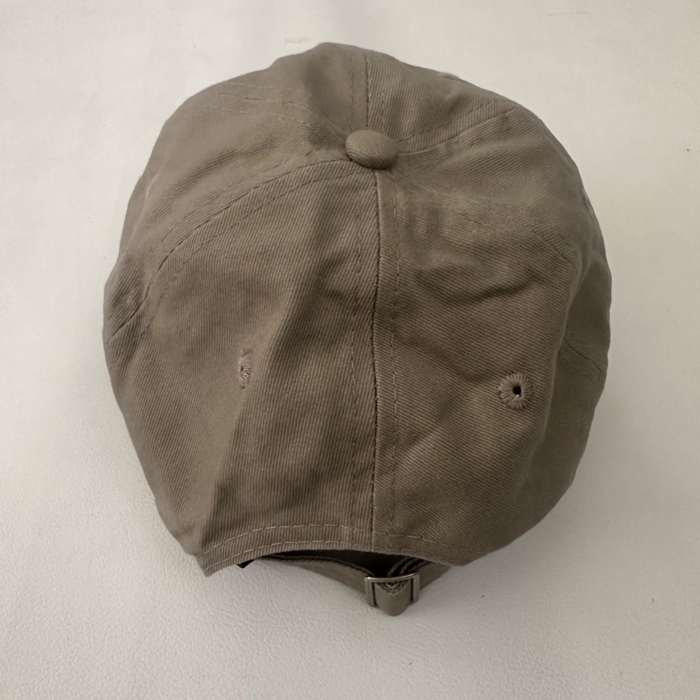 New OBEY Logo Beige Embroidered Adjustable Baseball Hat Cap One Size - Picture 3 of 7
